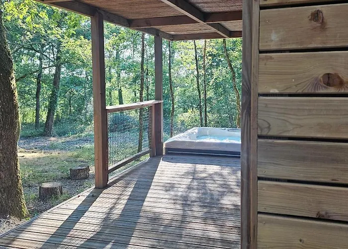 Au Bois Tranquille Dağ evi Saint-Andre-de-Double